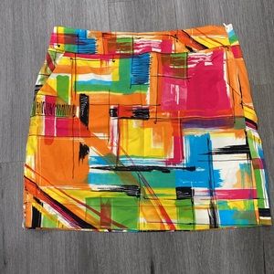 Loudmouth Ladies Golf SKORT STROKES Design Size 4 (Still in Store)